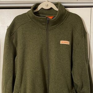 Merrell Forest Green Sweater Weather Zip-Up Jacket